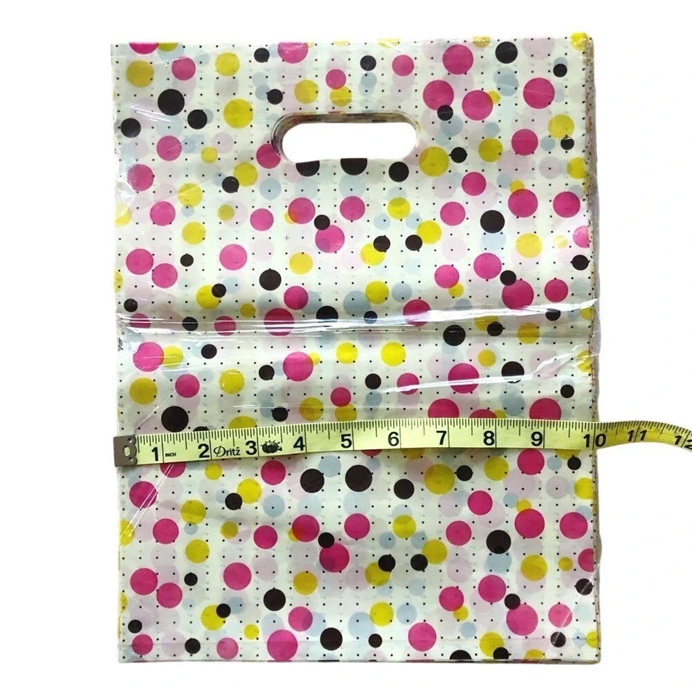 Colorful‎ Polka Dot Gift Bags | Party Favor Treat Bags w/ Handles | 47 Bags